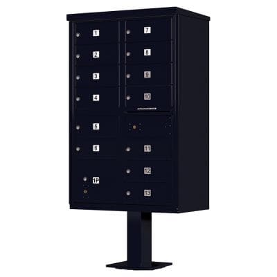 Florence vital™ 13 Door USPS Approved Cluster Box with Pedestal 1570-13